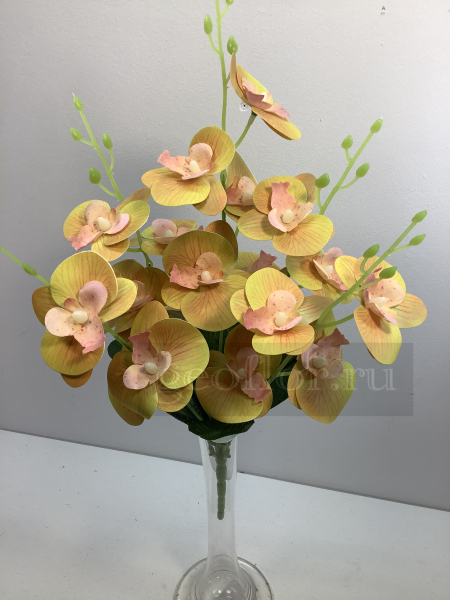 Букет орхидей, силикон, 5 в, 20 г