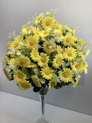 Букет ромашек белых и желтых, 18 в, 54 г