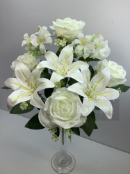Букет роз и лилий, 10 в