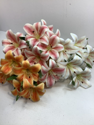 Букет лилий, силикон, 9 г